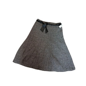 New With Tags STYLE & CO Skirt 14 Women’s Tweed Trumpet High Rise Tie Belt
